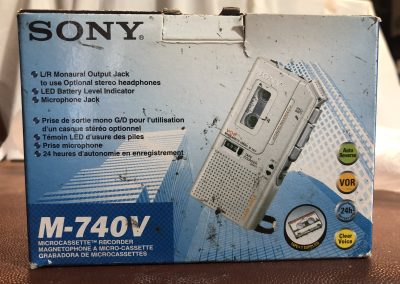 2001 Sony Microcassette-corder M-740V - IMG_1512